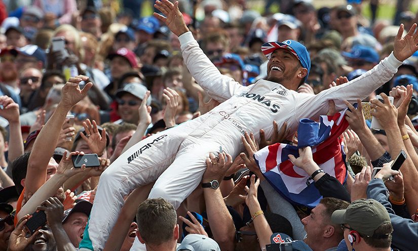 Lewis Hamilton - vinnare Storbritanniens GP 2016