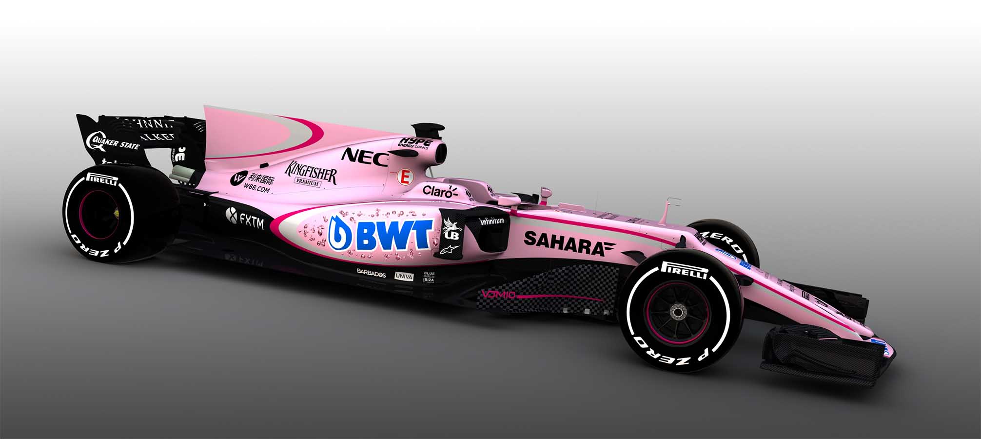 F1 i alla regnbågens färger – klart att Force India byter färg