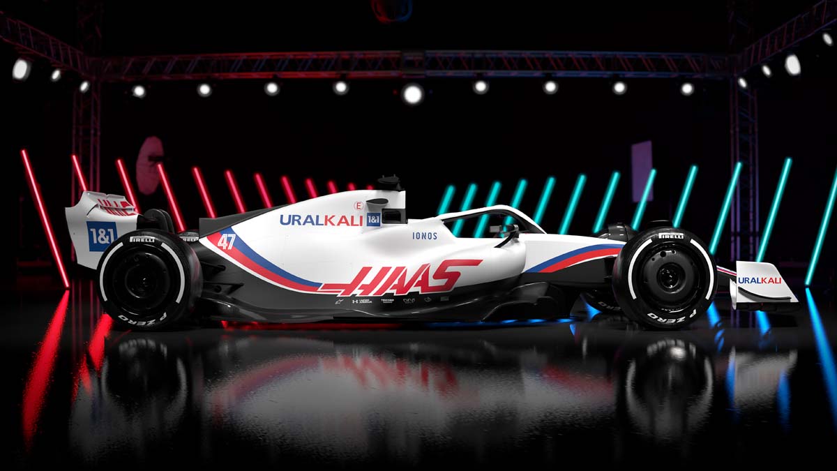 Haas F1 Team först ut med next-gen bil – här är VF22