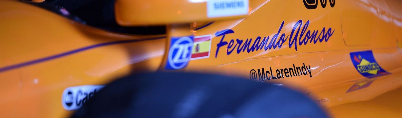 Alonso börjar Indy äventyret – 358km/h runt Indianapolis