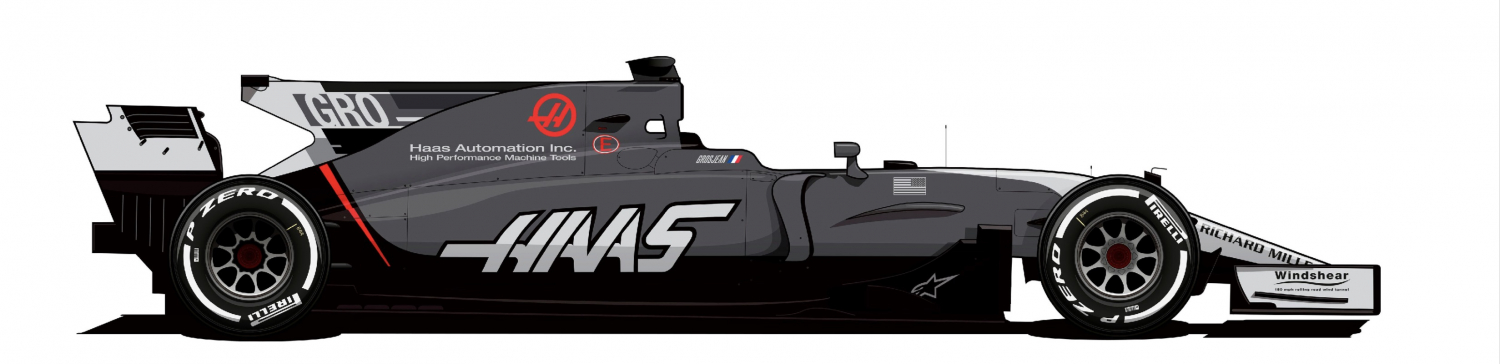 Nytt utseende för Haas VF-17 till Monacos GP